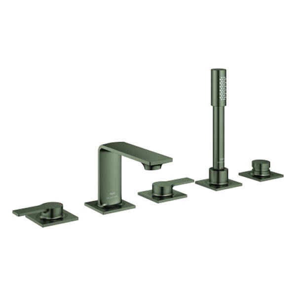 GROHE 5-L-Wannen-Kombination Allure 25221_1 Hebelgriffe satin graphite