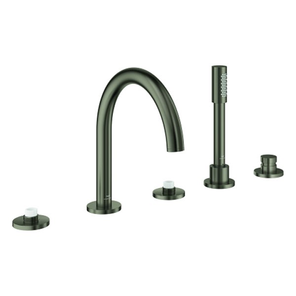 GROHE 5-L-Wannenkombin. Atrio Private C. 25224 für Hebelgriffe satin graphite