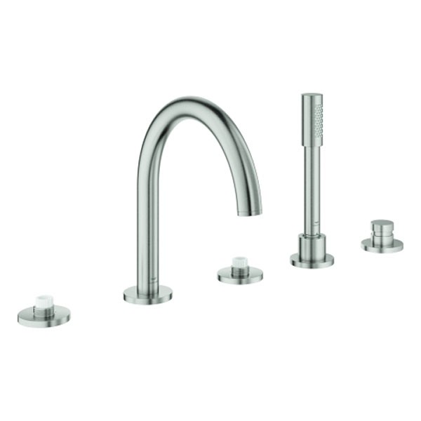 GROHE 5-L-Wannenkombin. Atrio Private C. 25224 für Hebelgriffe supersteel