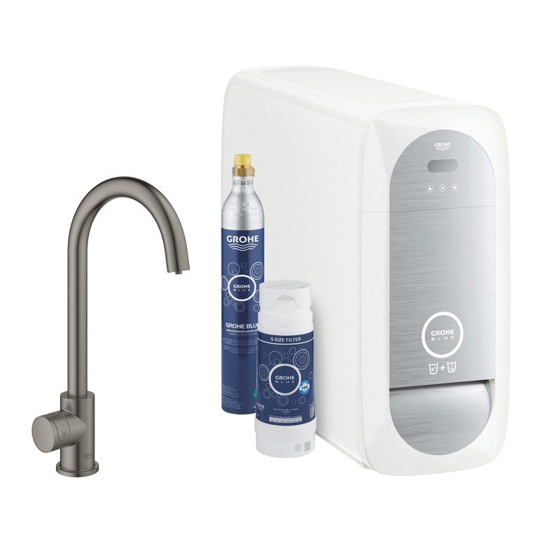 GROHE Blue Home Mono Starter Kit 31498 Bluetooth/WIFI C-Ausl. hard graphite geb