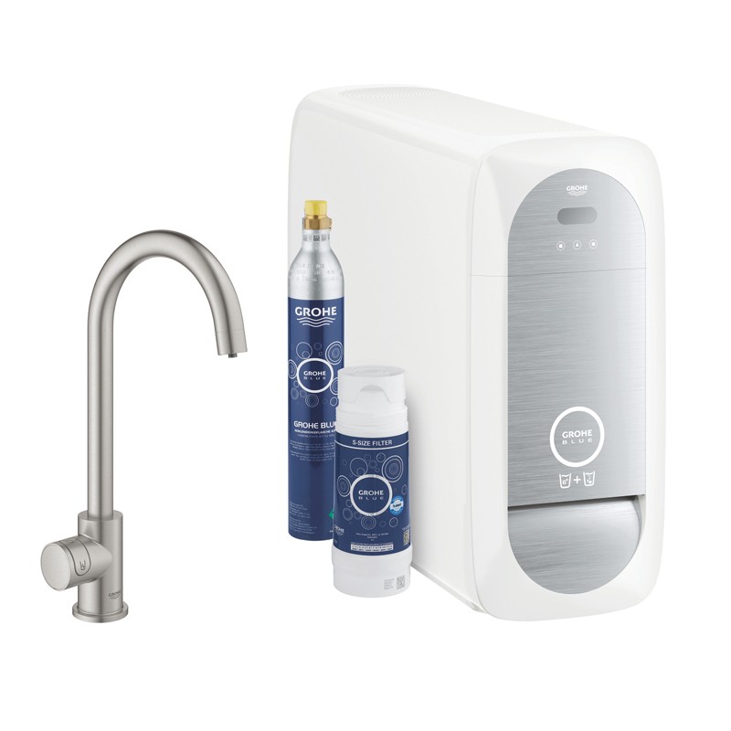 GROHE Blue Home Mono Starter Kit 31498 Bluetooth/WIFI C-Auslauf supersteel