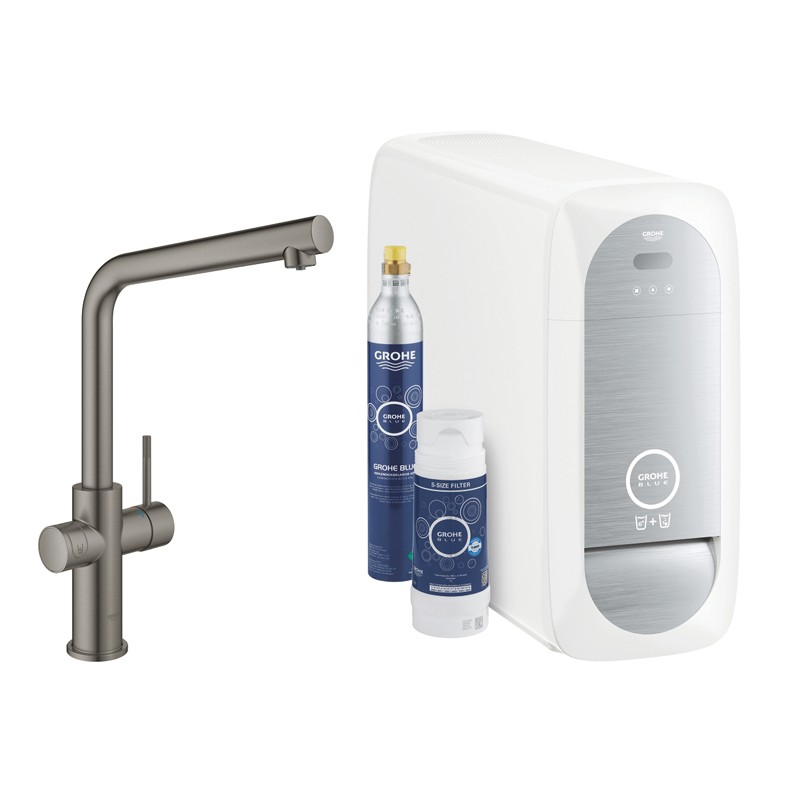 GROHE Blue Home Starter Kit 31454 Bluetooth/WIFI L-Ausl. hard graphite geb
