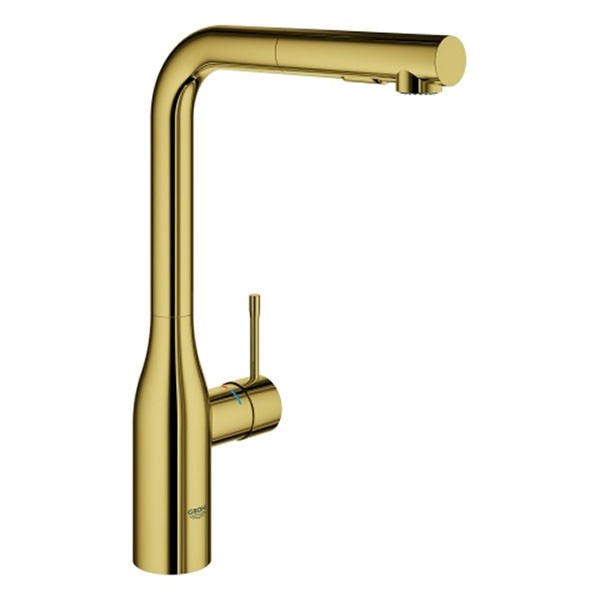 GROHE EH-Spültischbatterie Essence 30504 ausziehbare Spülbrause cool sunrise