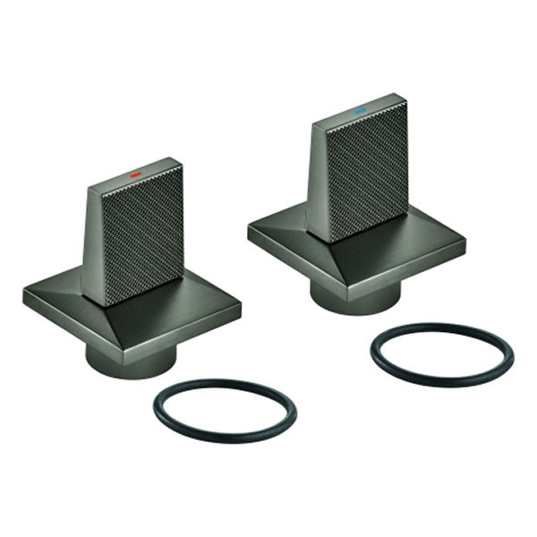 GROHE Griffpaar 101333 Allure Brilliant hard graphite gebürstet