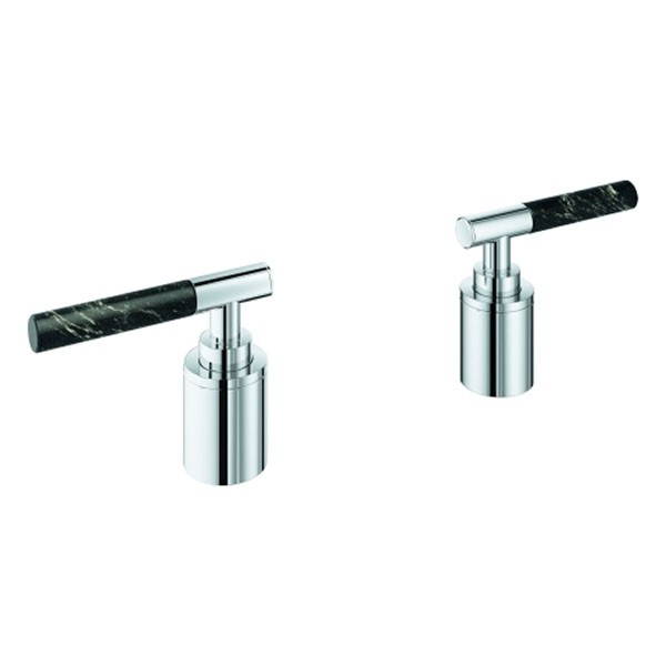 GROHE Hebelgriffe Atrio Private C. 48465 Vanilla Noir Caesarstone chrom