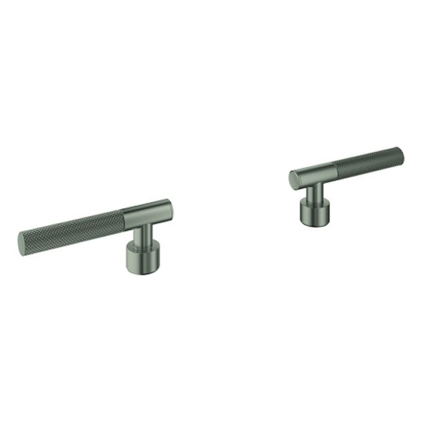 GROHE Hebelgriffe Atrio Private C. 48646 Rändelstruktur satin steel