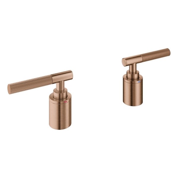GROHE Hebelgriffe Atrio Private C. 48651 Rändelstruktur warm sunset gebürstet
