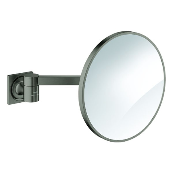 GROHE Kosmetikspiegel Allure 40967_1 Wandmontage hard graphite gebürstet
