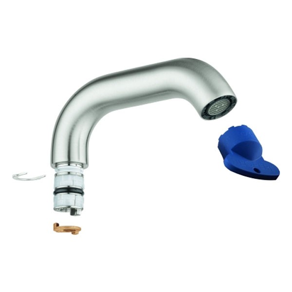 GROHE Rohrauslauf Essence 13373 für EH-Waschtischbatterie M-size supersteel