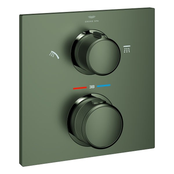 GROHE THM-Brausebatterie Allure 29181_2 FMS für Rapido SmartBox satin graphite