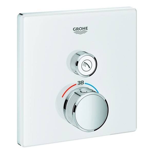 GROHE THM Grohtherm SmartControl 29153 eckig FMS 1 Absperrventil moon white