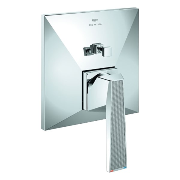 GROHE Wannenbatt. Allure Bril. PC 24425 FMS Griff Rändelstruktur chrom