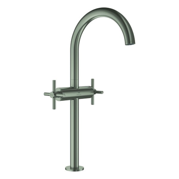 GROHE WT-Einlochbatterie Atrio 21149 XL-Size Kreuzgriff satin steel