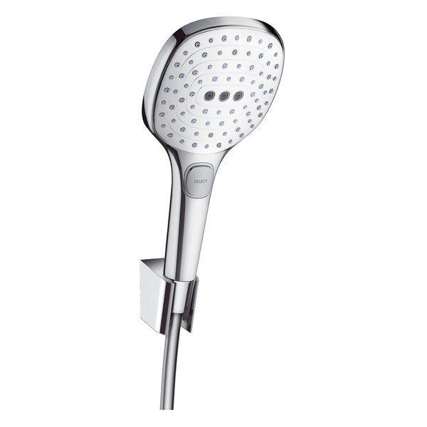 HG Brausenset Raindance Select E 120 Porter'S weiss/chr.1600mm Brauseschlauch