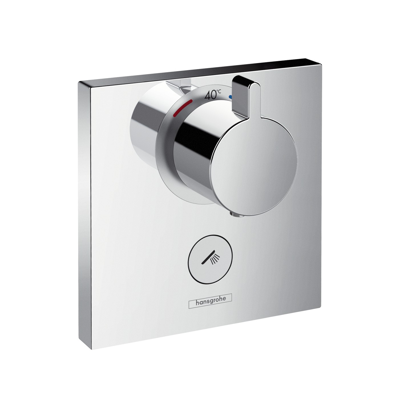 HG Thermostat Unterputz ShowerSelect Highflow FS 1 Verbraucher/1 Ausg.chrom
