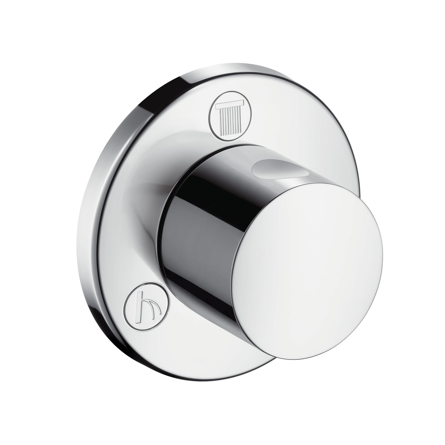 Hansgrohe Umstellung Quattro/Trio Fertigset chrom zylindrischer Griff