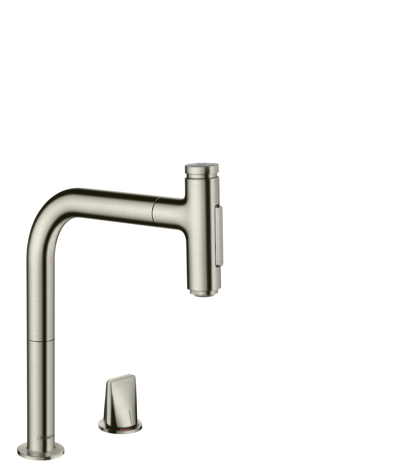 Hansgrohe 2-L.Spültischmischer 200 Select 2jet sBox Ausziehbr.M7120-H200 edelstahl-opt.