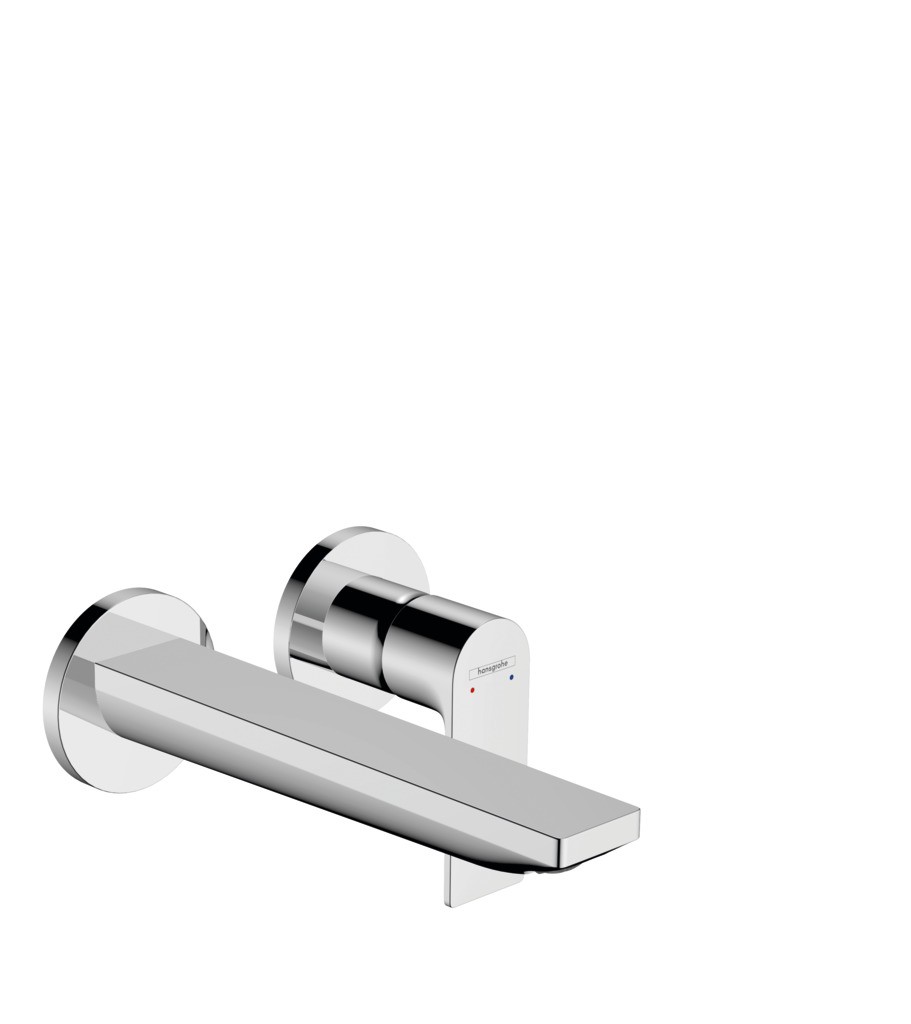 Hansgrohe 2-Loch Waschtischmischer Unterputz Rebris E F-Set 195 mm Auslauf chrom