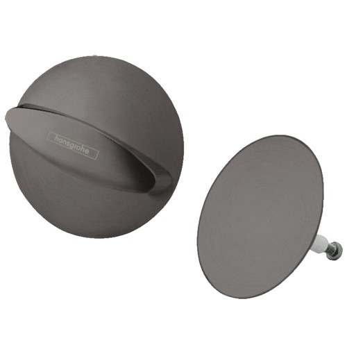 Hansgrohe Ab-u.Überlaufgarnitur Flexaplus F-Set (Griff u.Stopfen) Brushed Black