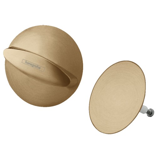 Hansgrohe Ab-u.Überlaufgarnitur Flexaplus F-Set (Griff u.Stopfen) Brushed Bronze
