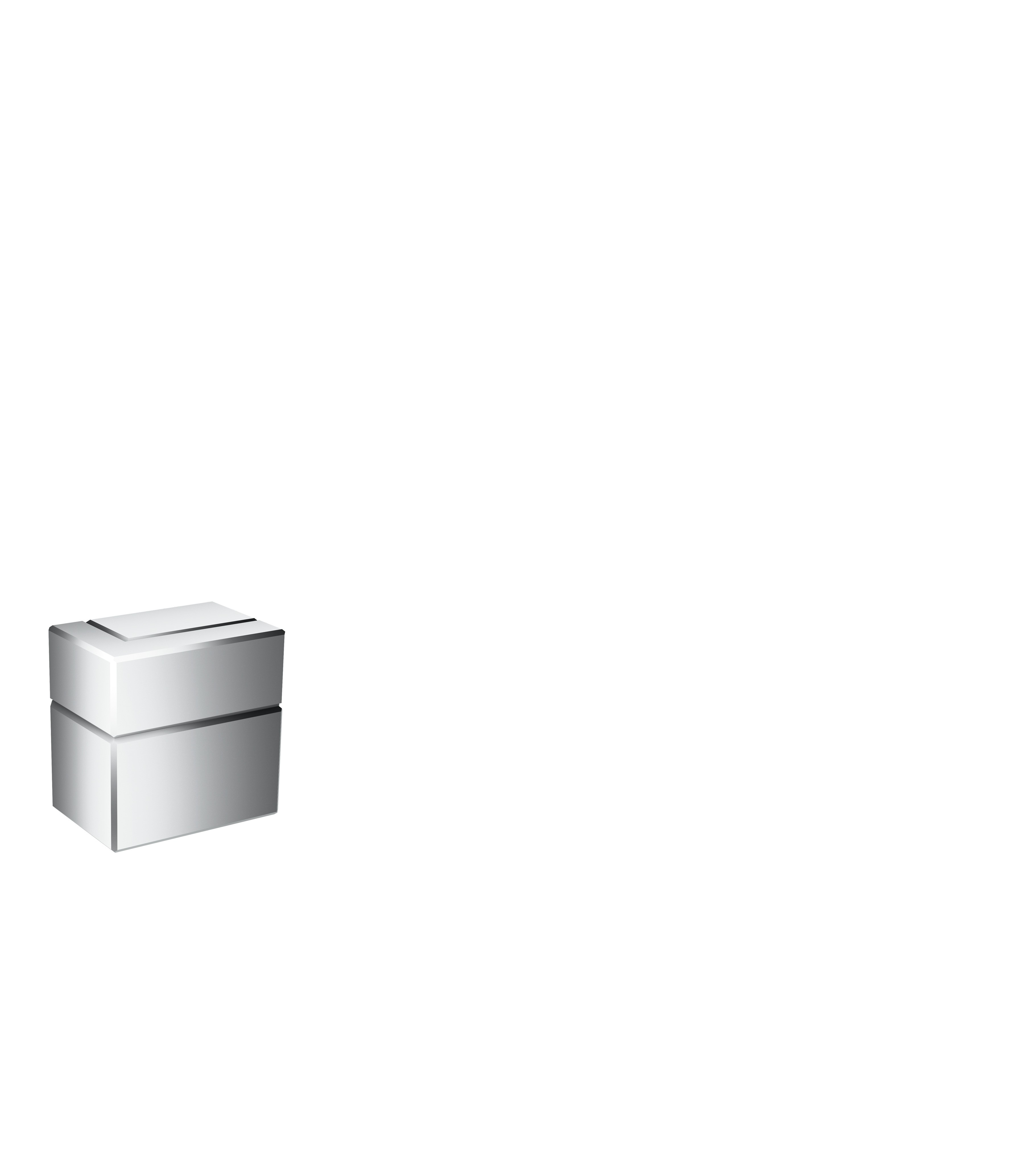 Hansgrohe Absperrventil Unterputz Axor Edge Fertigset chrom
