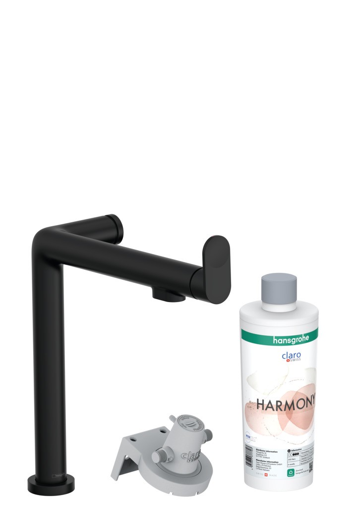 Hansgrohe Aqittura M91 FilterSystem 240, 1jet, Starter Set Mattschwarz