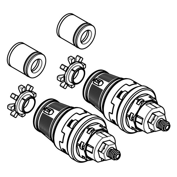 Hansgrohe AVP DN9 mit Stützring und Rückfluss- verhinderer
