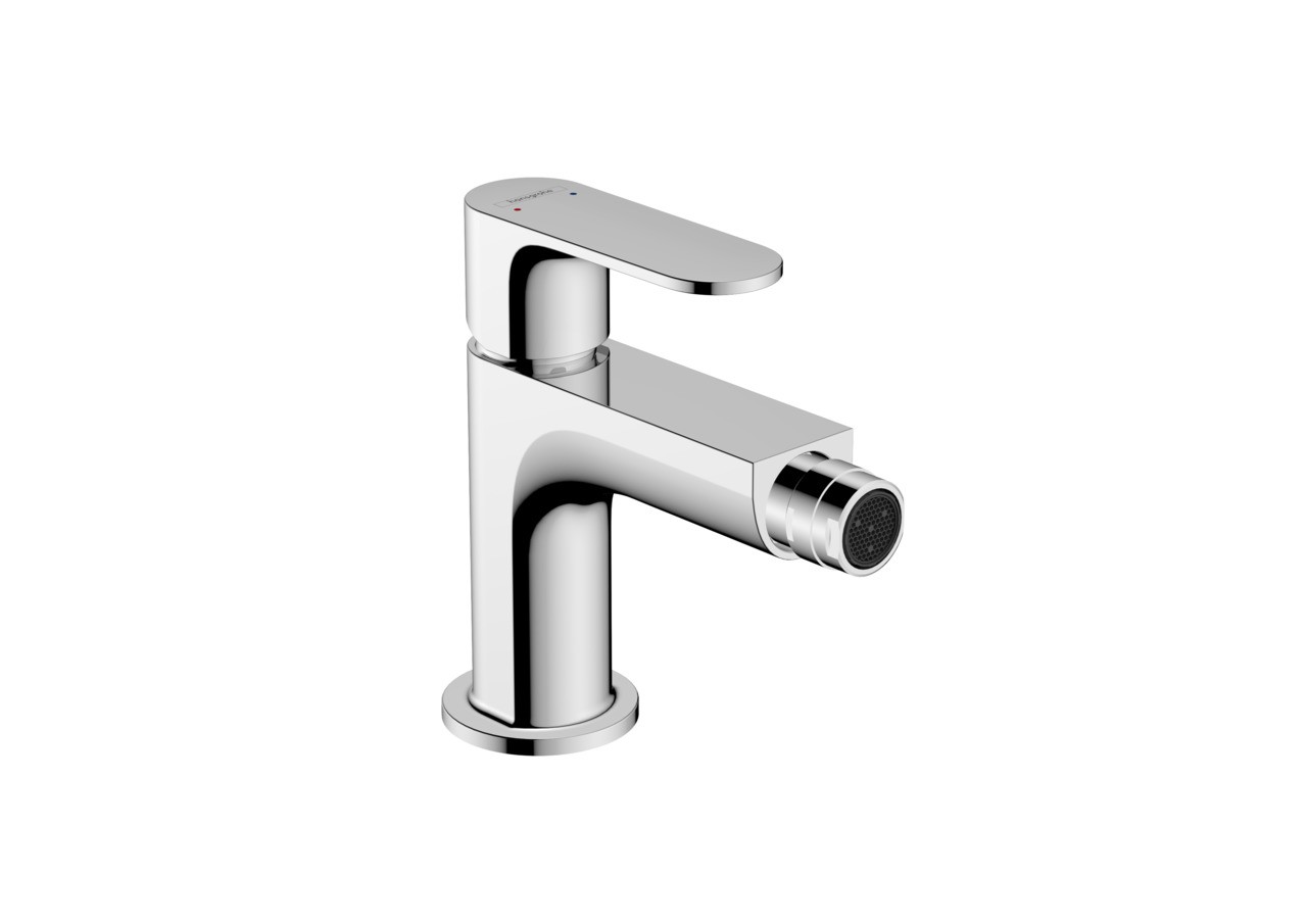 Hansgrohe Bidetmischer Rebris S mit Metall Zugstangen-Ablaufgarnitur chrom
