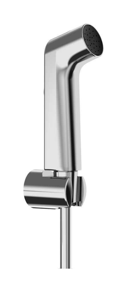 Hansgrohe Bidette Handbrause 1jet S EcoSmart mit Brausehalter und Druckschlauch 125 cm Chrom