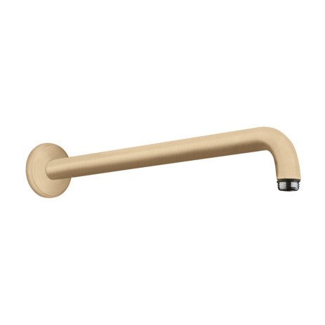 Hansgrohe Brausearm DN15 389mm Ausladung 90 Grad brushed bronze ohne Kugelgelenk