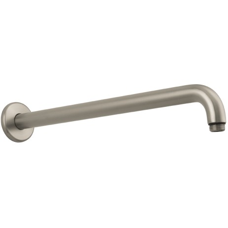 Hansgrohe Brausearm DN15 389mm Ausladung 90 Grad brushed nickel ohne Kugelgelenk