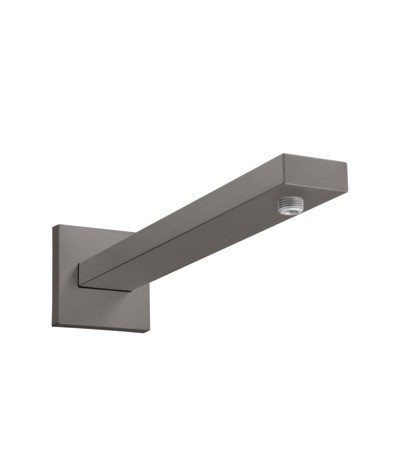 Hansgrohe Brausearm Square 389 mm brushed black chrome 