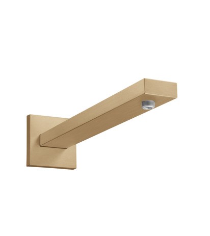 Hansgrohe Brausearm Square 389 mm brushed bronze 