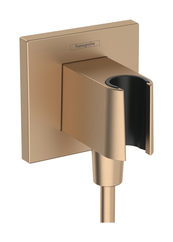Hansgrohe Brausehalter FixFit E Porter KS für Handbrause brushed bronze