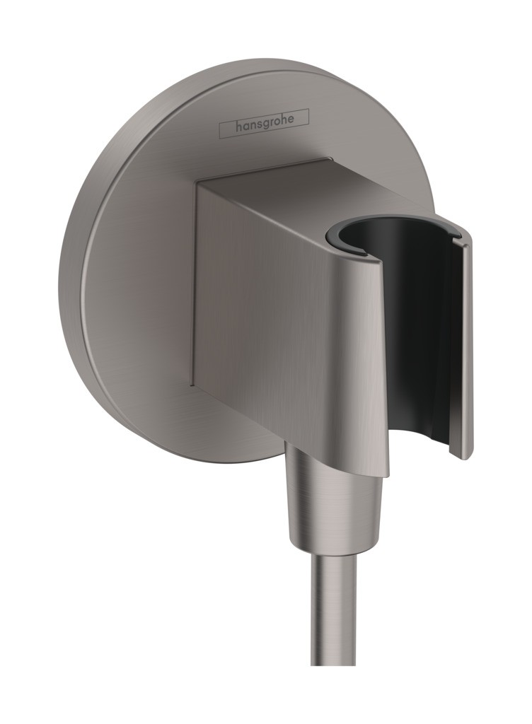 Hansgrohe Brausehalter FixFit S Porter KS für Handbrause brushed black chrome