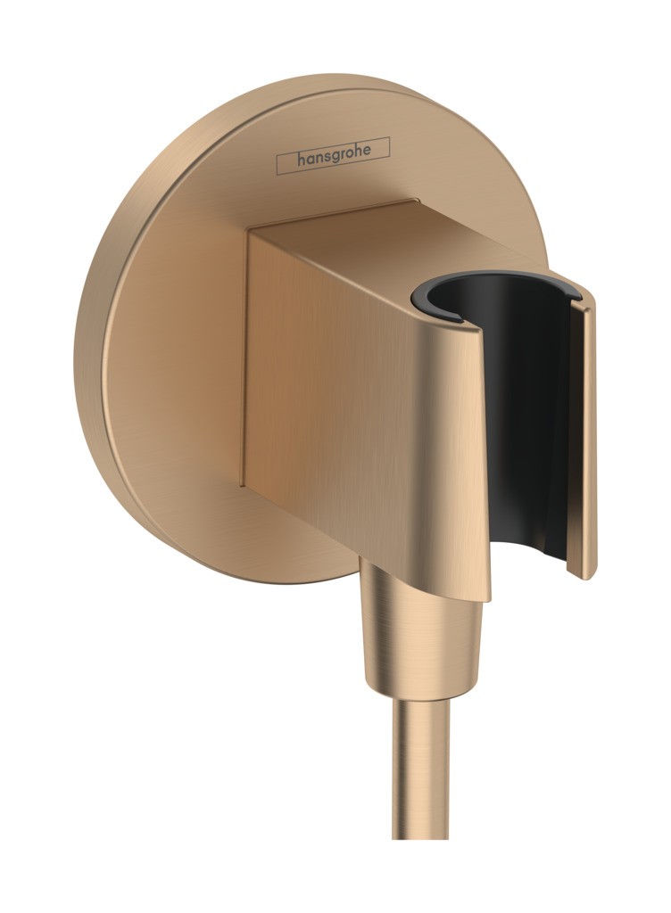 Hansgrohe Brausehalter FixFit S Porter KS für Handbrause brushed bronze