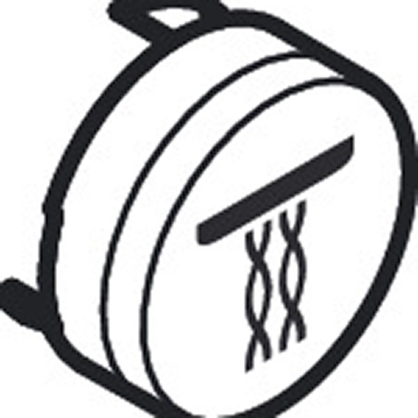 Hansgrohe Druckknopf Symbol Mono mattschwarz 