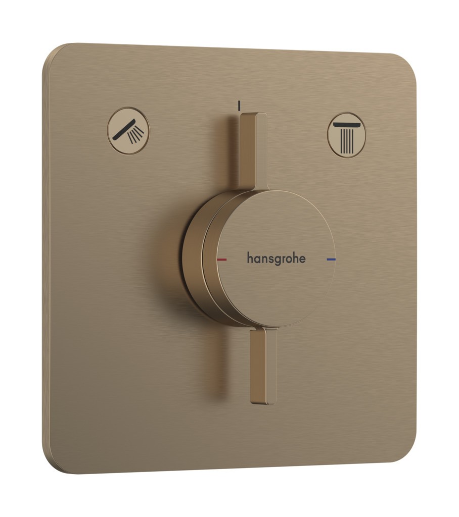 Hansgrohe DuoTurn Q Mischer Unterputz für 2 Verbraucher Brushed Bronze