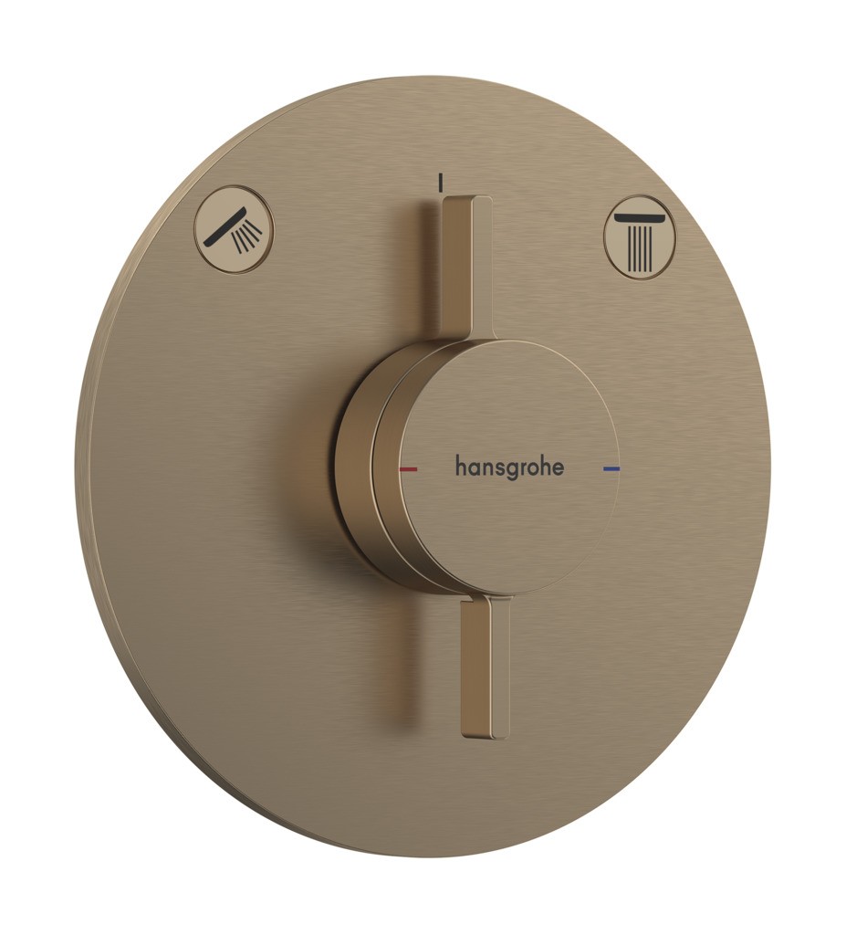 Hansgrohe DuoTurn S Mischer Unterputz für 2 Verbraucher Brushed Bronze
