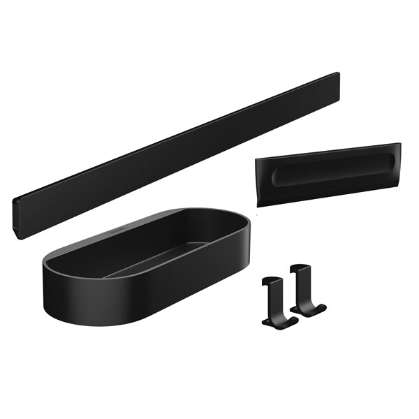HG Duschset WallStoris mattschwarz