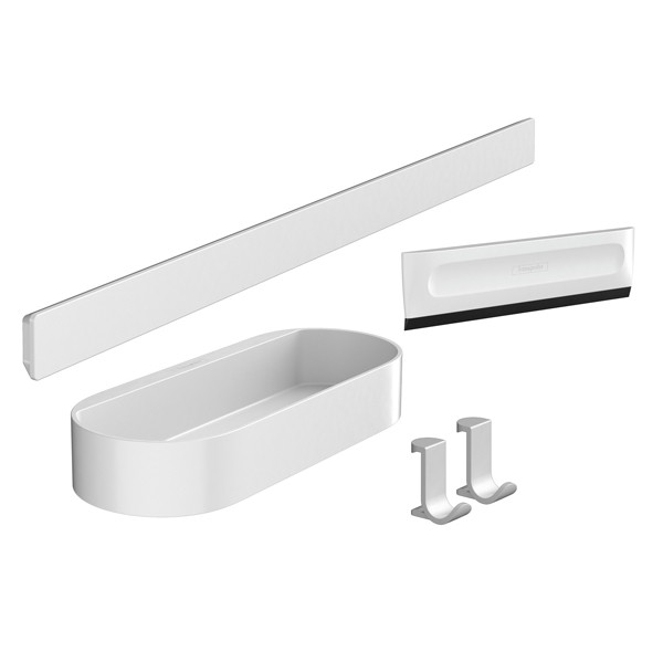 HG Duschset WallStoris mattweiss