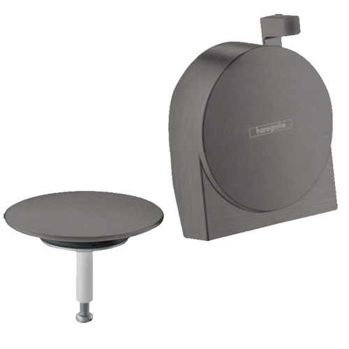 Hansgrohe Ein-, Ab- und Überlaufgarnitur Exafill S Fertigset Brushed Black