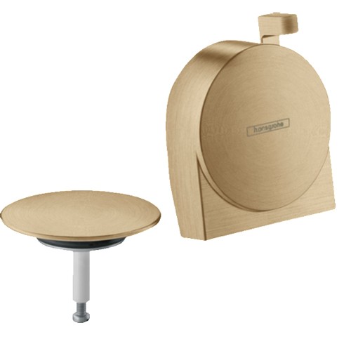 Hansgrohe Ein-, Ab- und Überlaufgarnitur Exafill S Fertigset Brushed Bronze