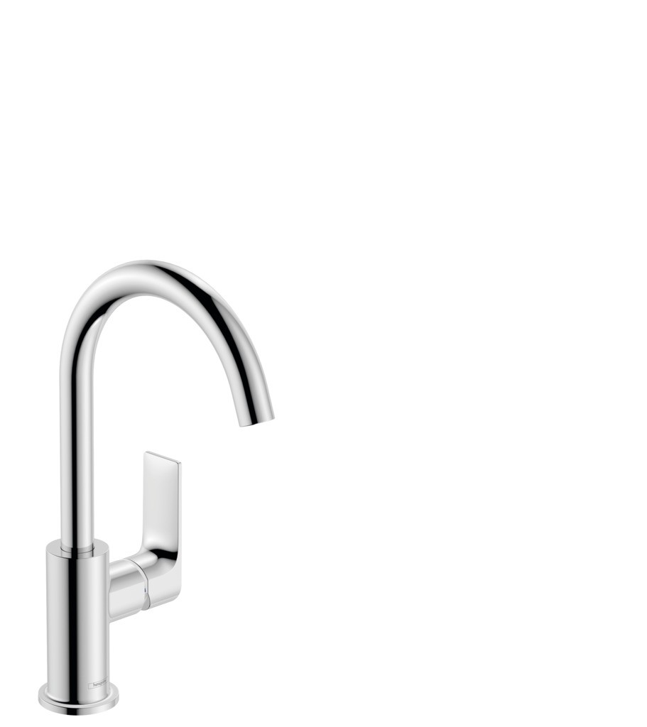 Hansgrohe Einhebel-Waschtischmischer Rebris E 210 Schwenkauslauf m.Zugstange chrom