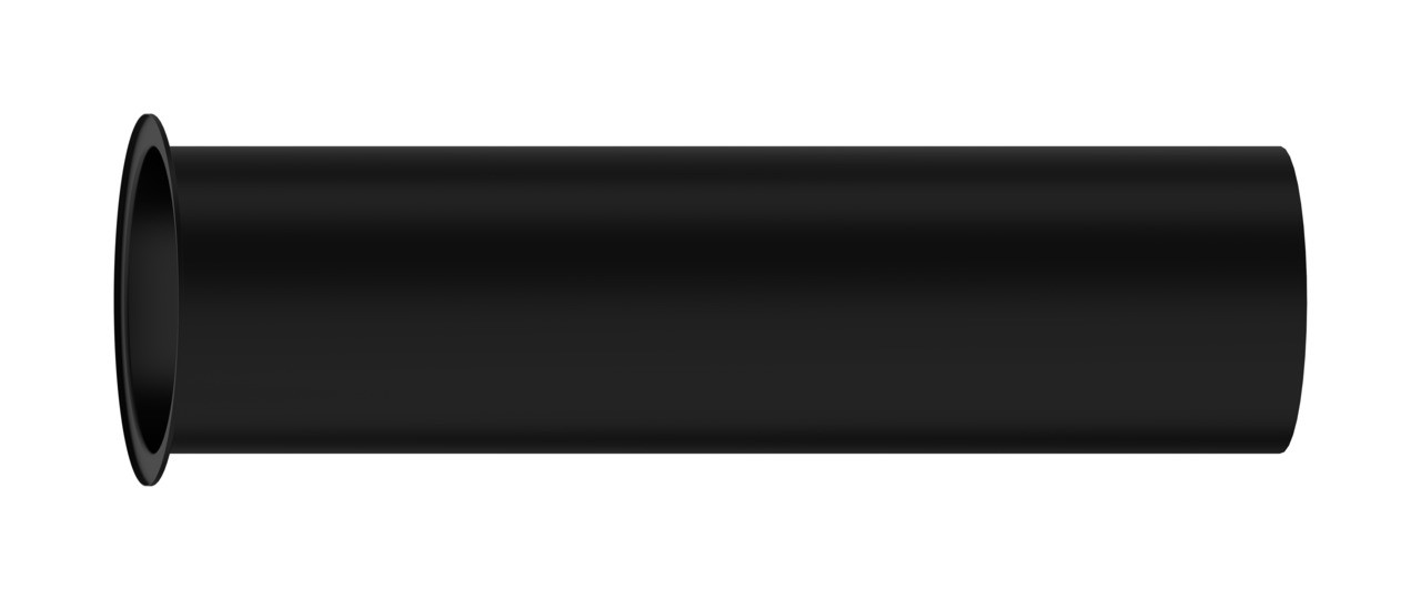 Hansgrohe gerades Rohr, m. Bord, 32 mm, L = 300 mm mattschwarz