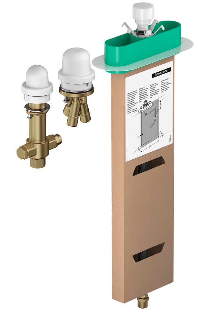 Hansgrohe Grundkörper für 3-Loch Einhebel-Wannenrandmischer 
