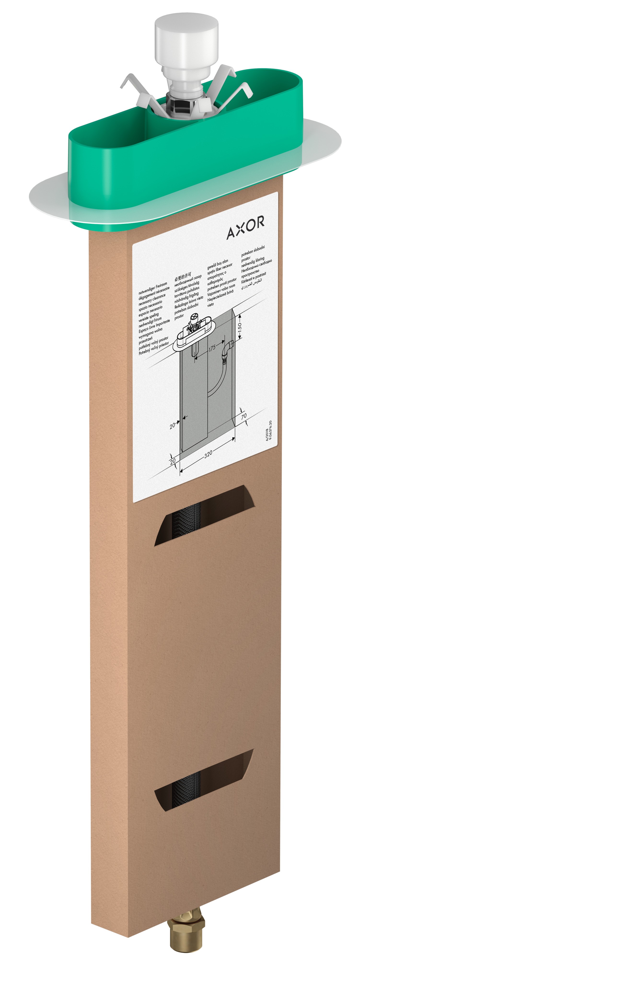 Hansgrohe Grundset sBox Wanne Axor  