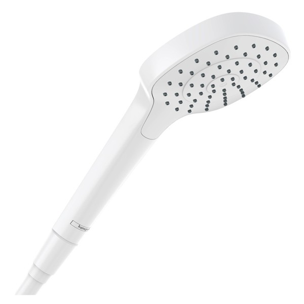 HG Handbrause Croma Select E 1jet EcoSmart 9 l/min mattweiss