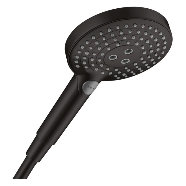 HG Handbrause Raindance Select S 120 EcoSmart mattschwarz