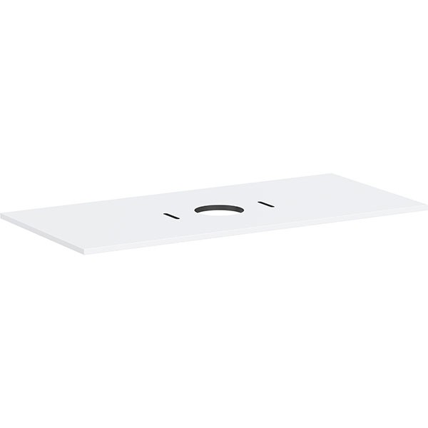 Hansgrohe Konsole Xilesa E 1180x550mm  m.Ausschnitt mitt.f.Aufsatzwasch.o.Hl MW